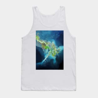 Mississippi Delta, satellite image (C007/1232) Tank Top